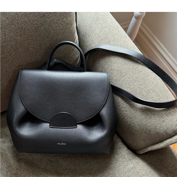 POLENE Numéro Un Edition Textured Black
Crossbody Bag Purse - Picture 4 of 12